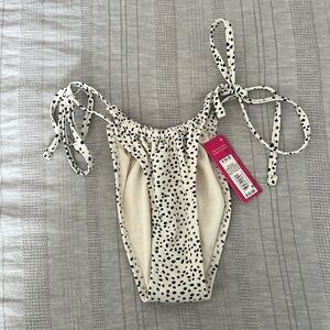 Xhilaration High Leg Scoop Waist Bikini Bottom